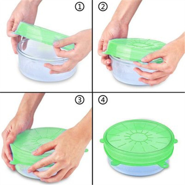 Silicone lids -  BUY 1 GET 5
