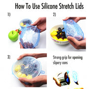 Silicone lids -  BUY 1 GET 5