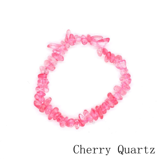 Charms Reiki Healing Bracelet Cherry Quartz