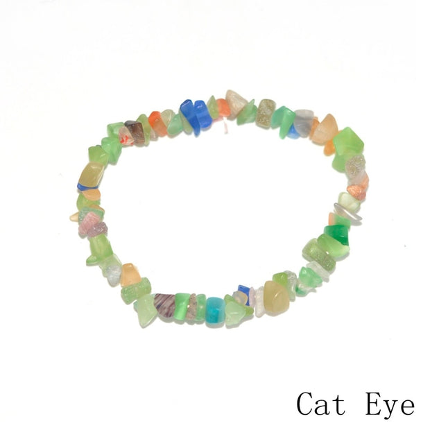 Charms Reiki Healing Bracelet Cat Eye