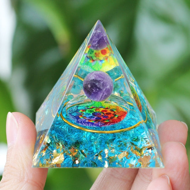 The Ultimate Natural Stone Amethyst Crystal Pyramid
