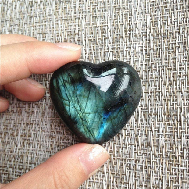 Natural Crystal Heart Shaped Stone