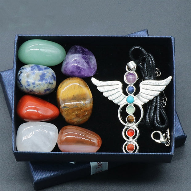 The Best 7 Pcs Chakra Natural Crystal Stone - Graceful Home Finds