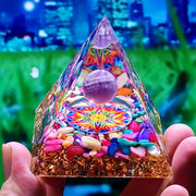 Luxury Natural Stone Amethyst Crystal Pyramid